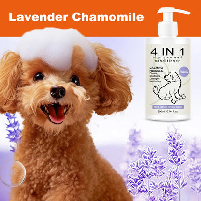 4-in-1 Pet Shampoo and Conditioner for Dogs and Cats