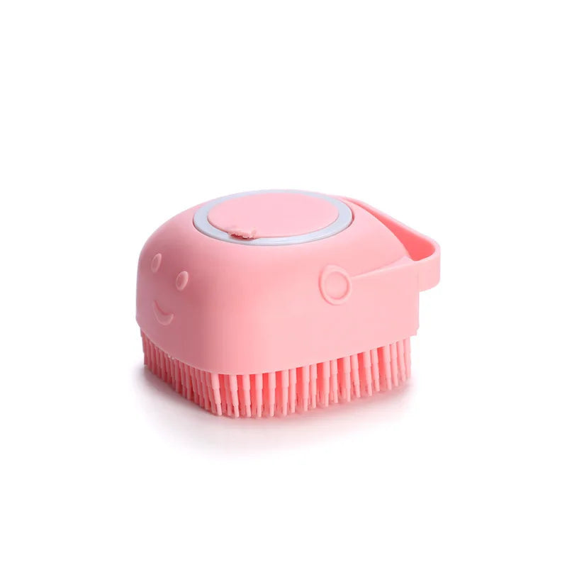 Soft Silicone Pet Bathing Brush for Dog and Cat Grooming