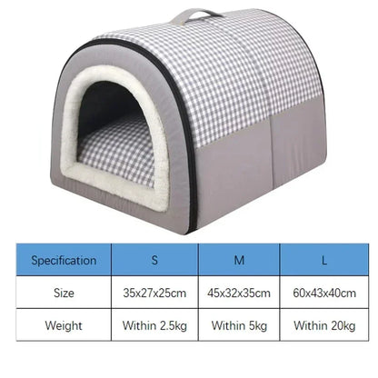 Soft Cozy Pet Dog House Bed for Small Dogs