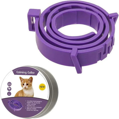 Calming Pet Collar for Cats and Dogs – Adjustable