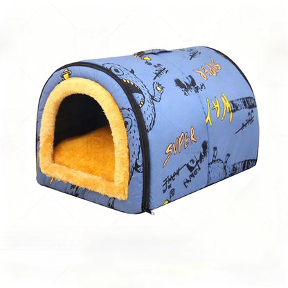 Soft Cozy Pet Dog House Bed for Small Dogs