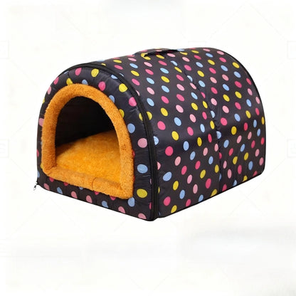 Soft Cozy Pet Dog House Bed for Small Dogs